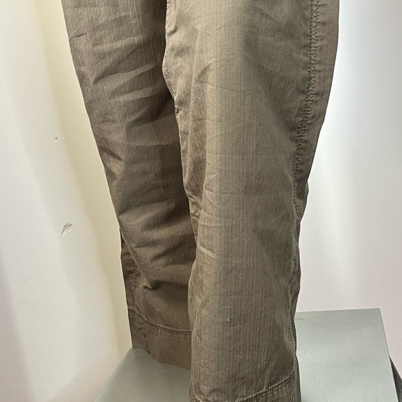 Steve & Barry’s Green Cargo Wide Leg Pants Sz 10 - Picture 3 of 10